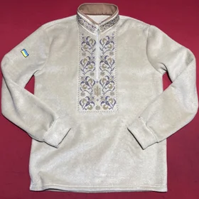 Капюшонки и спортивные кофты с полной запечаткой: Фліска Василеві Квіти Беж